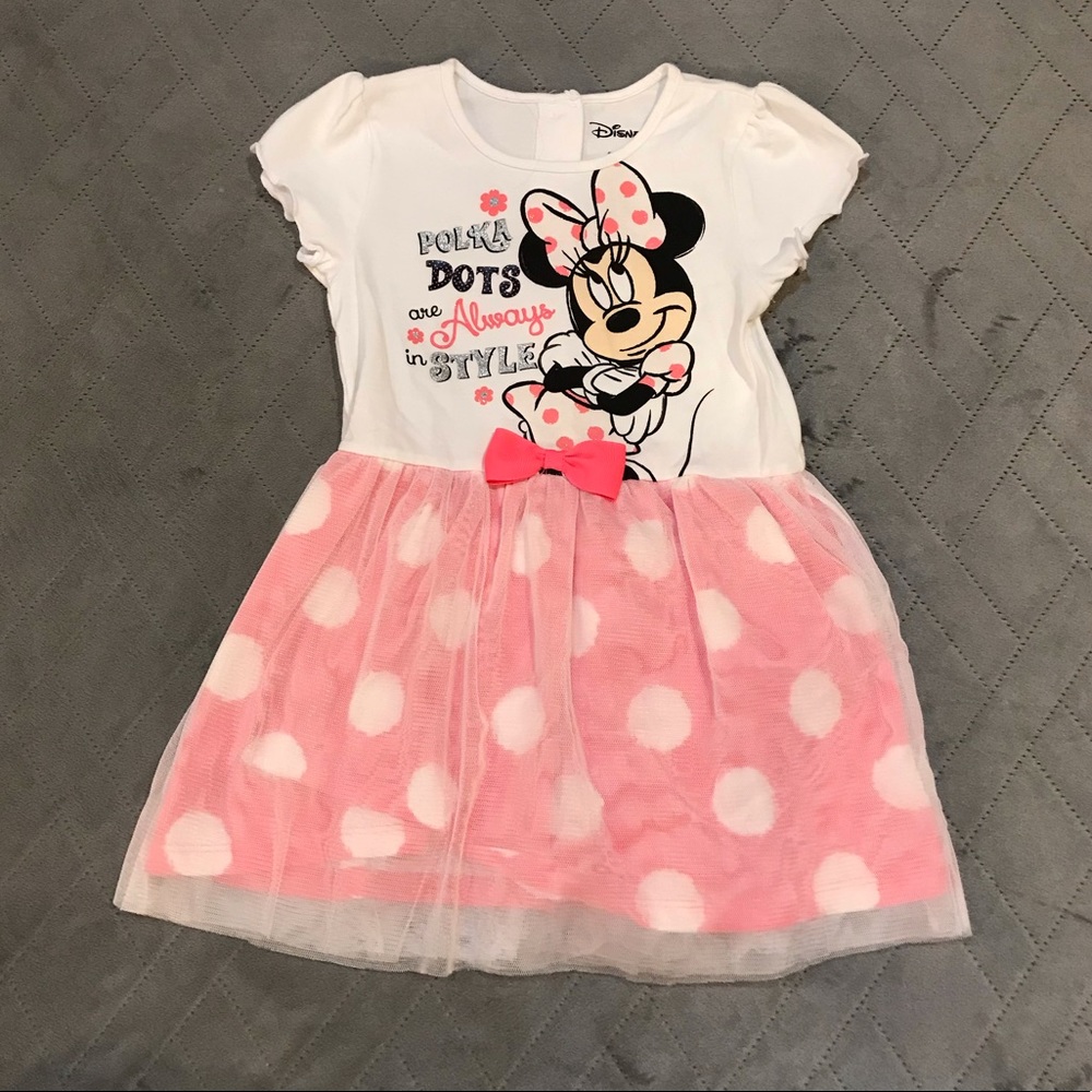 NWOT Disney Girls Minnie Mouse Dress Sz 18-24M